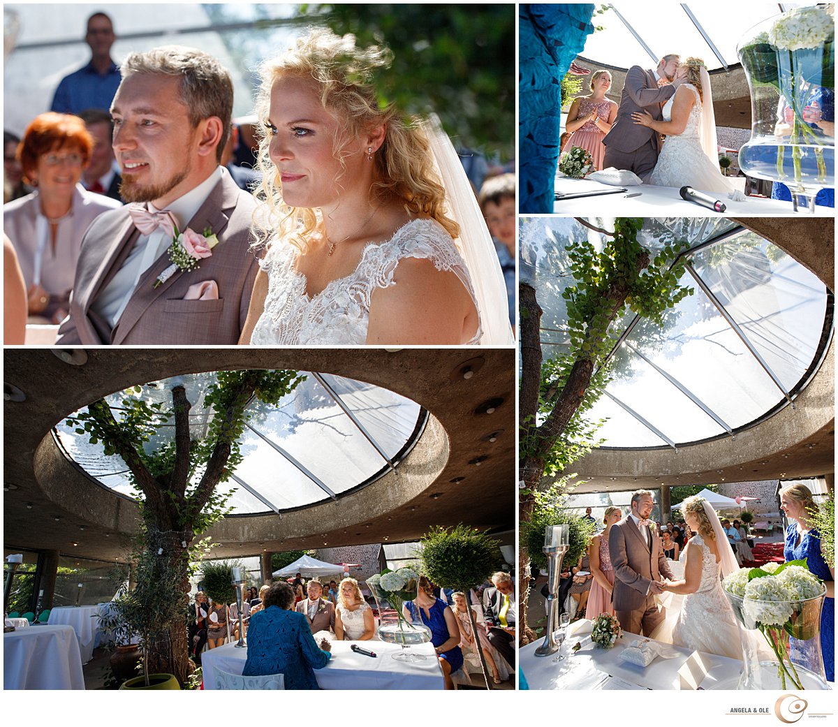 Hochzeitsfotograf Bonn - standesamtliche Trauung auf der Godesburg